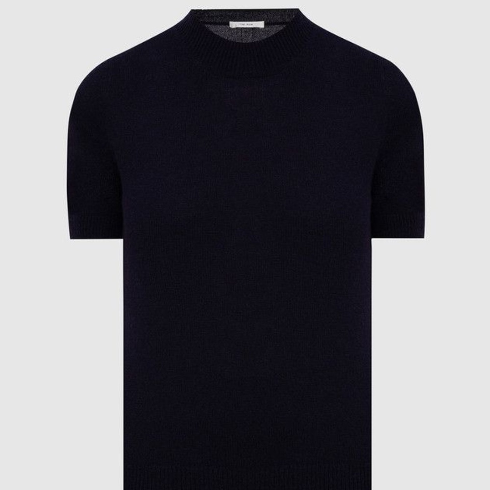 The Row Cashmere & Silk Knit Short Sleeve Top Size S - Picture 2 of 6